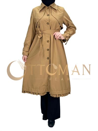 Astarlı Trençkot Camel OTW4141