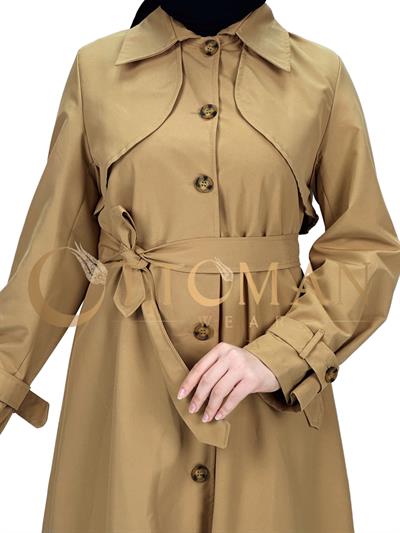 Astarlı Trençkot Camel OTW4141