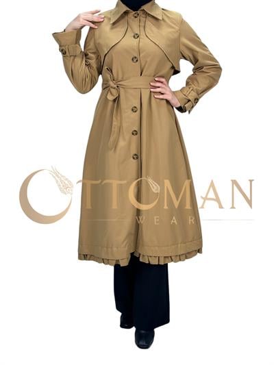 Astarlı Trençkot Camel OTW4141