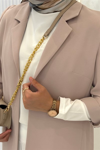 Astarsız Blazer Ceket Taş OTW1151