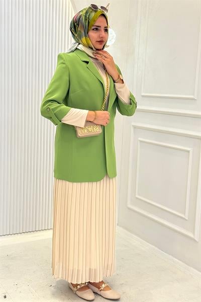 Astarsız Blazer Ceket Yeşil OTW1151