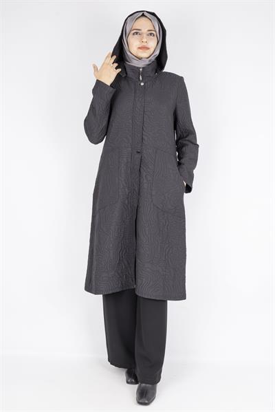 Astarsız Kapitone Kap Siyah OTW313