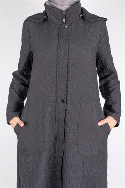 Astarsız Kapitone Kap Siyah OTW313