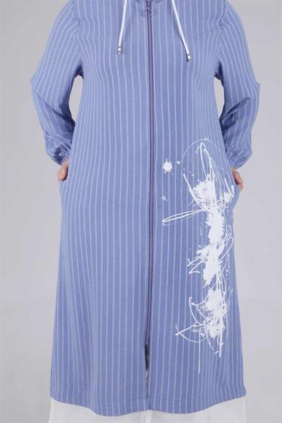 Behrem Büyük Beden Aerobin Kap Mavi OTW2532