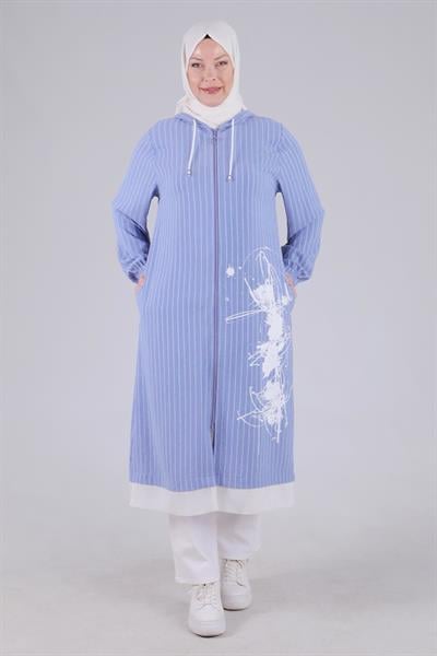 Behrem Büyük Beden Aerobin Kap Mavi OTW2532