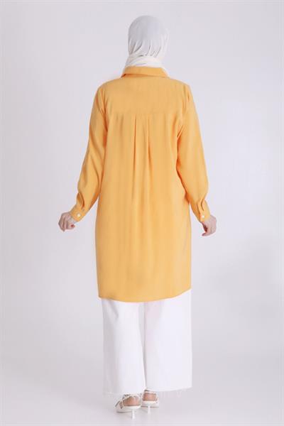 Behrem Büyük Beden Baskılı Tunik Mango OTW2349