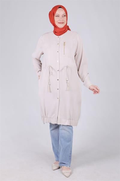 Behrem Büyük Beden Çıtçıtlı Kap Taş OTW25097