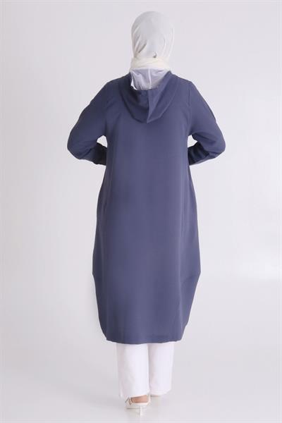 BEHREM Büyük Beden Kap Morcivert OTW2543