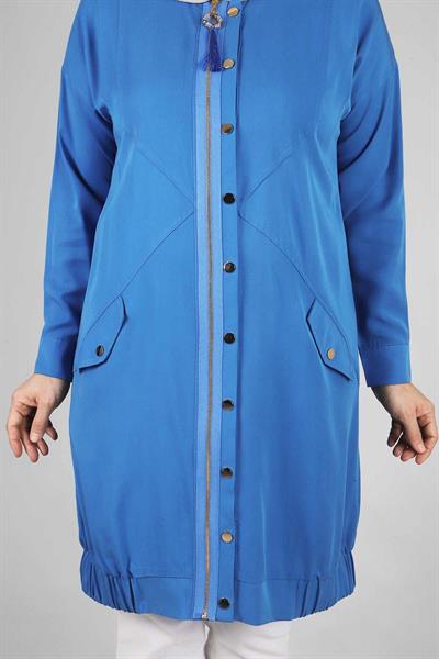 Behrem Büyük Beden Kap Saks OTW25084