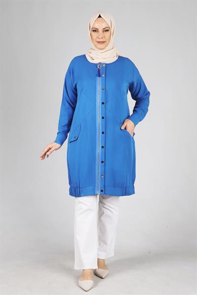 Behrem Büyük Beden Kap Saks OTW25084