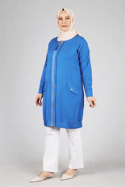 Behrem Büyük Beden Kap Saks OTW25084