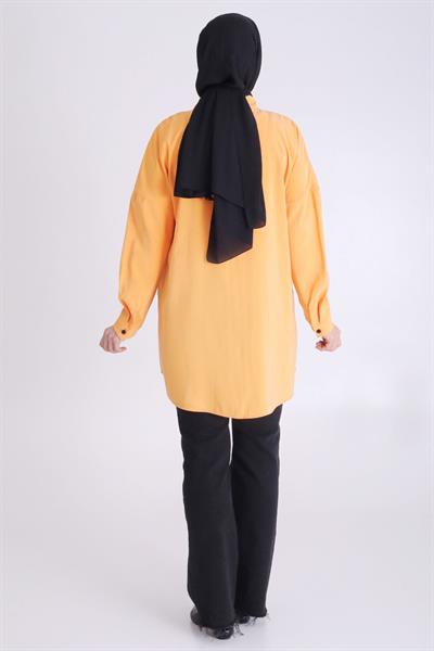 Behrem Büyük Beden Nakış Detaylı Tunik Mango OTW2350