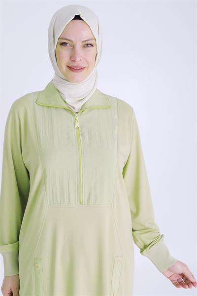 Behrem Büyük Beden Örme Tunik Ihlamur OTW20120