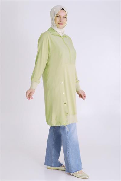 Behrem Büyük Beden Örme Tunik Ihlamur OTW20120