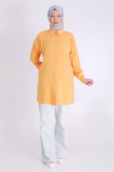 BEHREM BÜYÜK BEDEN TAŞLI TUNİK Mango OTW2352