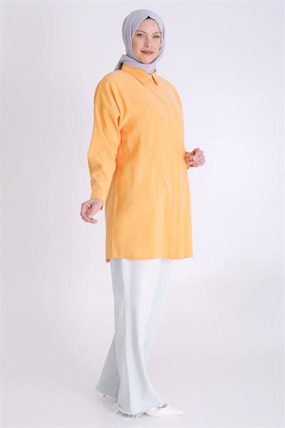 BEHREM BÜYÜK BEDEN TAŞLI TUNİK Mango OTW2352