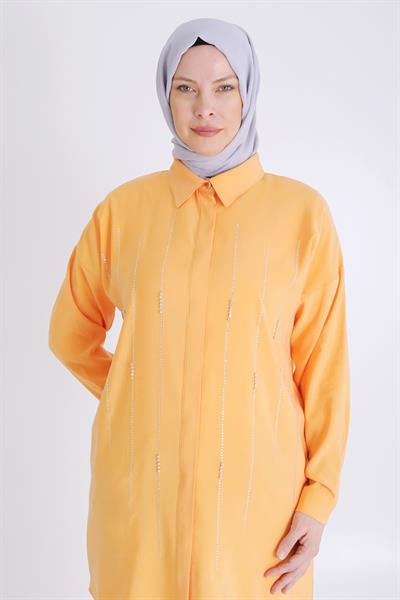 BEHREM BÜYÜK BEDEN TAŞLI TUNİK Mango OTW2352