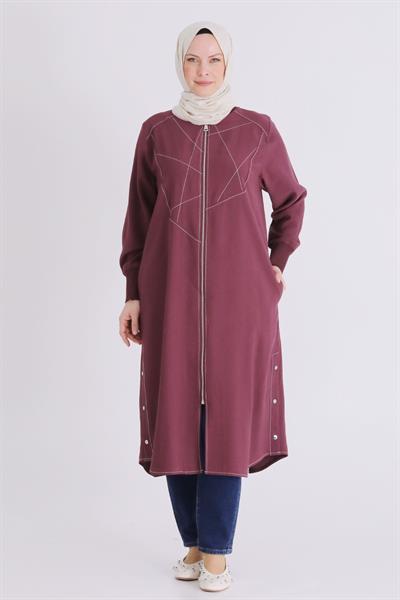 Behrem Büyük Beden Tesettür Kap Dut OTW2553