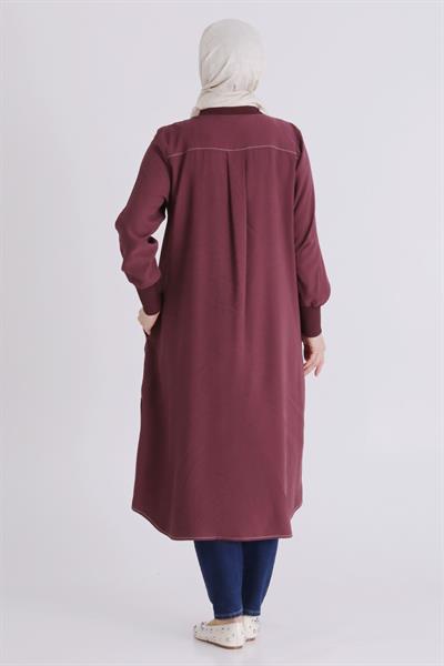 Behrem Büyük Beden Tesettür Kap Dut OTW2553