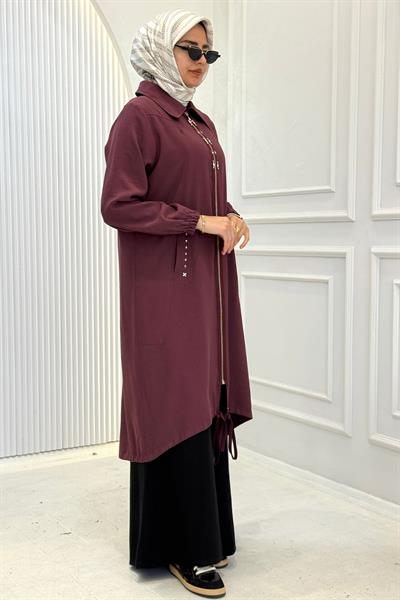 Behrem Büyük Beden Tesettür Kap Dut OTW2555