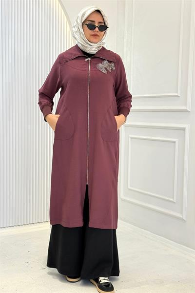 Behrem Büyük Beden Tesettür Kap Dut OTW2556
