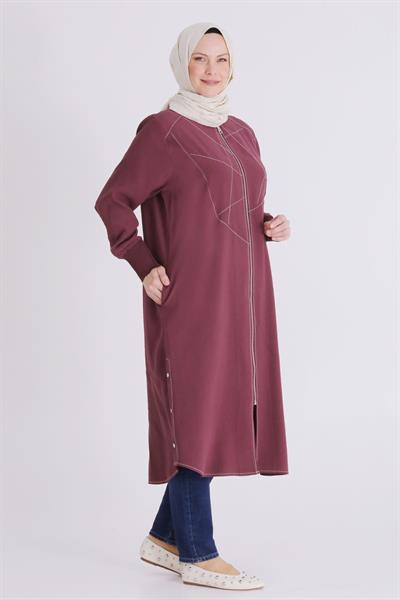 Behrem Büyük Beden Tesettür Kap Dut OTW2553