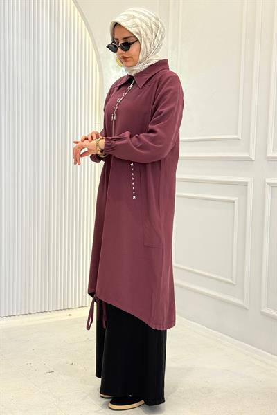 Behrem Büyük Beden Tesettür Kap Dut OTW2555