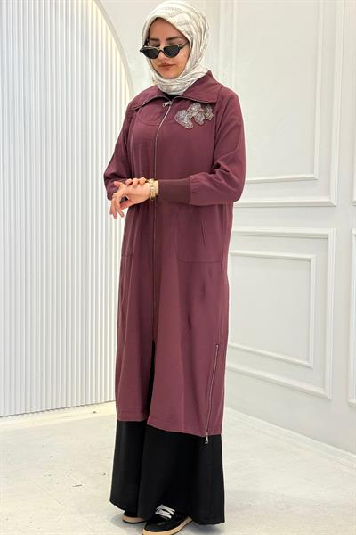 Behrem Büyük Beden Tesettür Kap Dut OTW2556