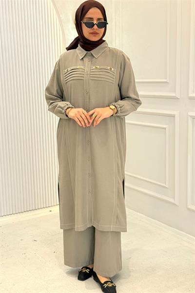 Behrem Büyük Beden Tesettür Takım kÜF OTW3559