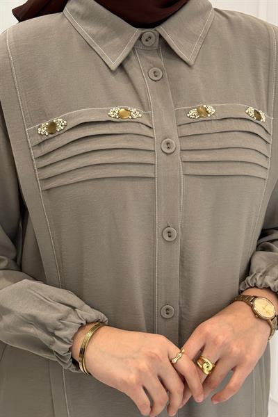 Behrem Büyük Beden Tesettür Takım kÜF OTW3559