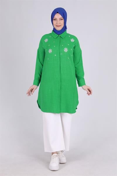 Behrem Büyük Beden Tesettür Tunik Benetton OTW2337