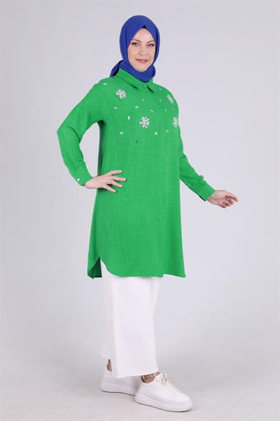 Behrem Büyük Beden Tesettür Tunik Benetton OTW2337