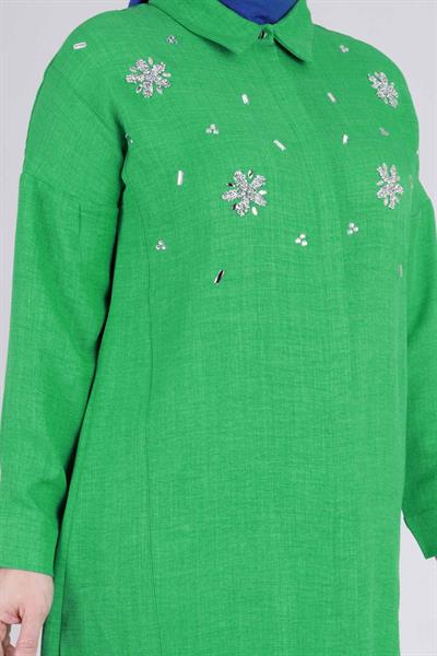 Behrem Büyük Beden Tesettür Tunik Benetton OTW2337