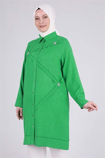 Behrem Büyük Beden Tunik Benetton OTW2335