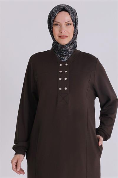 Behrem Pantolonlu Takım Kahve OTW3554