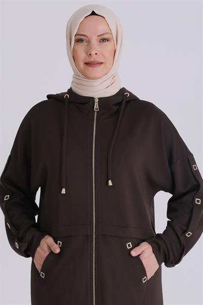 Behrem Pantolonlu Takım Kahve OTW3555