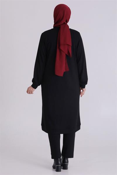 Behrem Pantolonlu Takım Siyah OTW3554