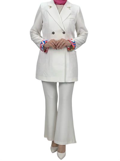 Blazer Ceket Ekru OTW1109