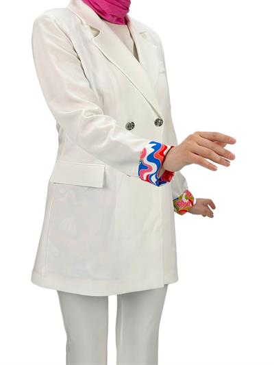 Blazer Ceket Ekru OTW1109