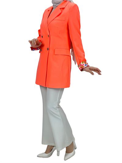 Blazer Ceket Şeftali OTW1109
