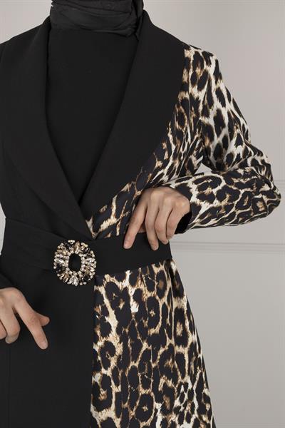 BLAZER TAKIM Siyah-Leopar OTW2447