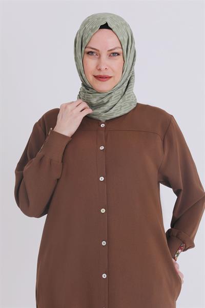 Büyük Beden Aerobin Kap Kahve OTW2542