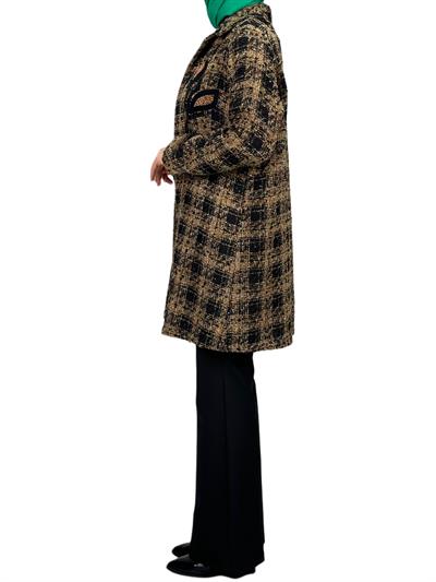 Büyük Beden Ceket Bluz İkili Takım Kahve OTW61372