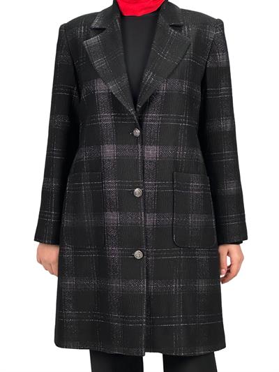 Büyük Beden Ceket Siyah OTW6041