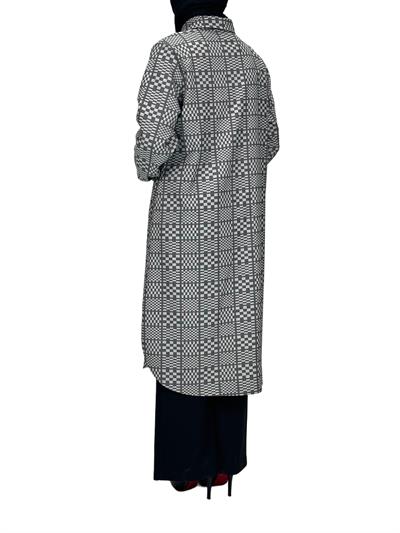 Büyük Beden Cepli Tunik Gri OTW2102