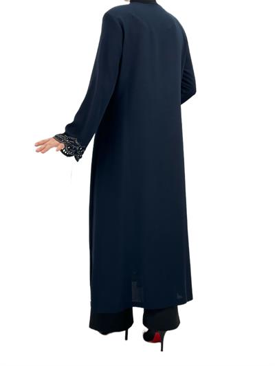 Büyük Beden Ferace Lacivert OTW36163