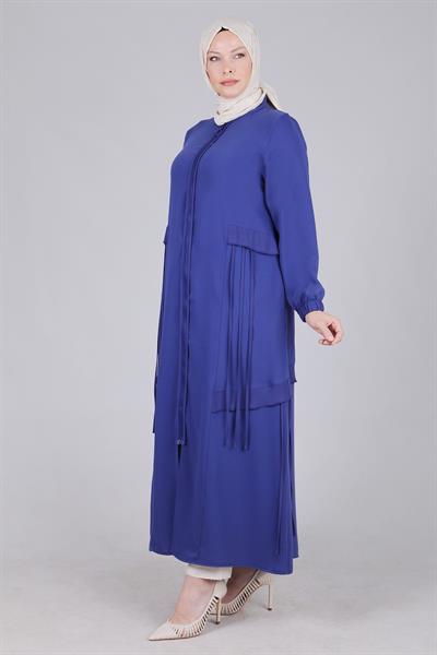 Büyük Beden Ferace Morcivert OTW28060