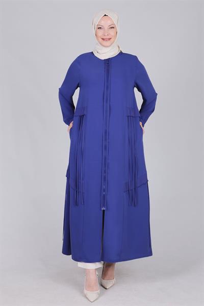 Büyük Beden Ferace Morcivert OTW28060