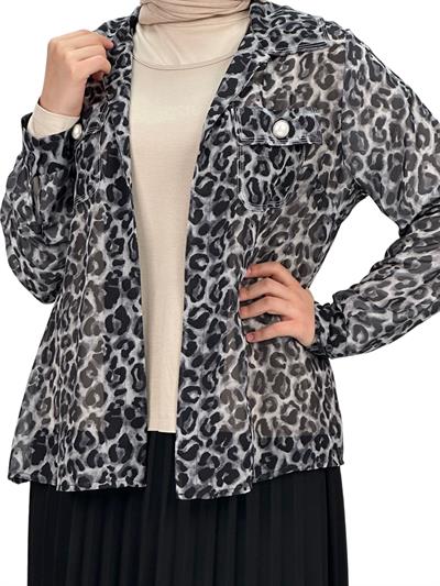 Büyük Beden Gömlek ve Bluz Takım Siyah OTW60014