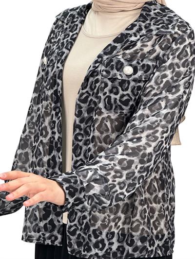 Büyük Beden Gömlek ve Bluz Takım Siyah OTW60014